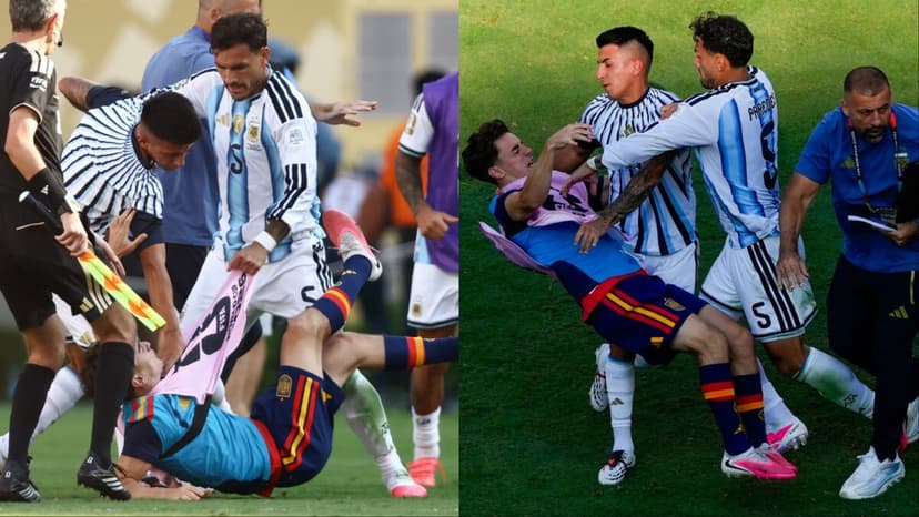 Frustration Boils Over: Paredes Red Carded for Pushing Gavi