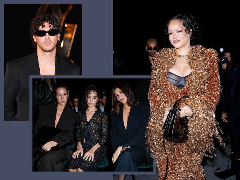 Celebs Dazzle at Paris Fashion Week Front Row