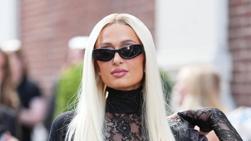 Paris Hilton's Sheer Dress Stuns at NYFW