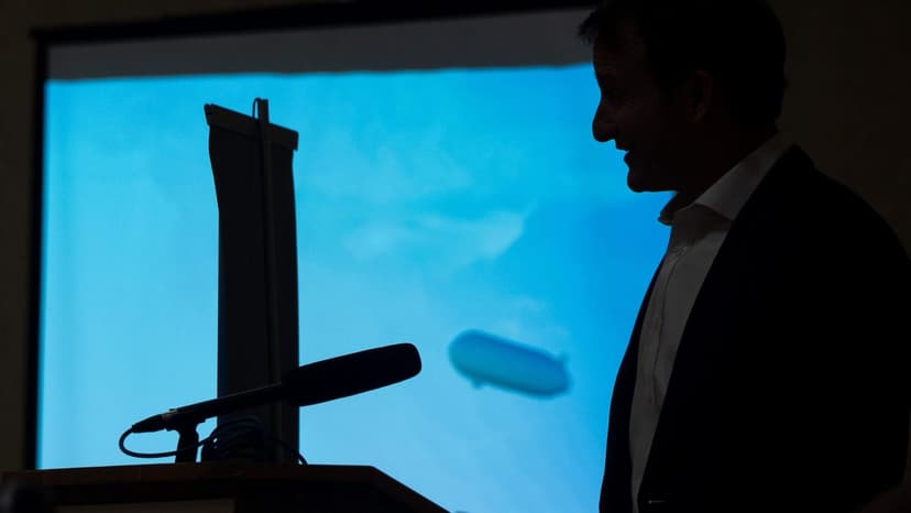 Giant Airship Pathfinder 1 Soars Over SF Bay