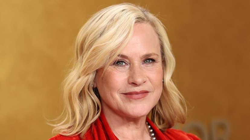 Patricia Arquette Dazzles in Bold Red Ensemble
