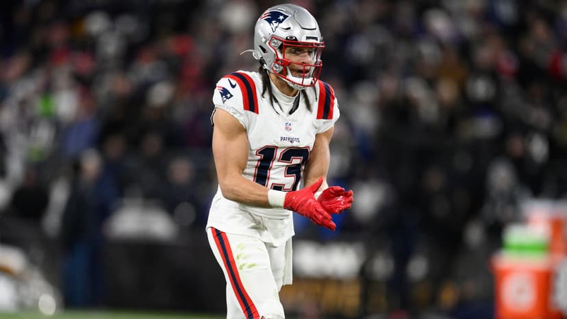 Patriots WR Dons Coach's Old Jersey