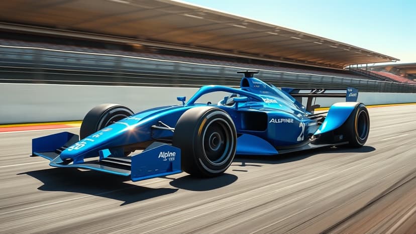 Estonian Driver Paul Aron Hits F1 Track