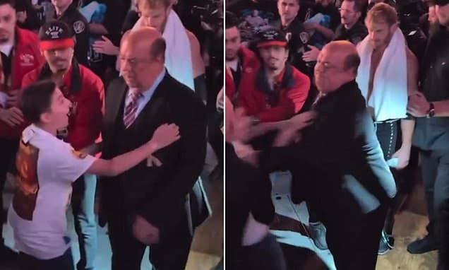 Paul Heyman Shoves Fan: Wrestling Icon Divides Fans