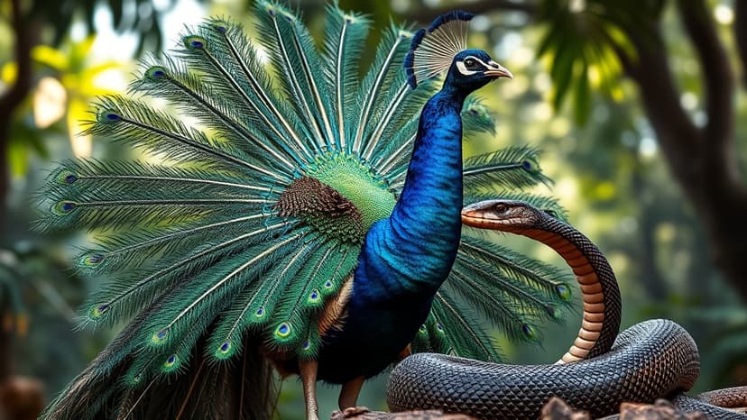 Peacock vs Cobra: Nature's Fiercest Myth Debunked