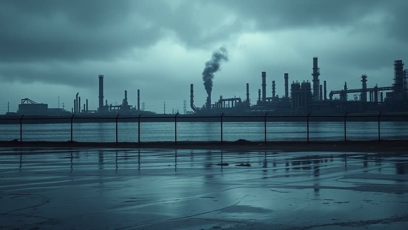 Refinery Fire Kills Five in Oily Waters