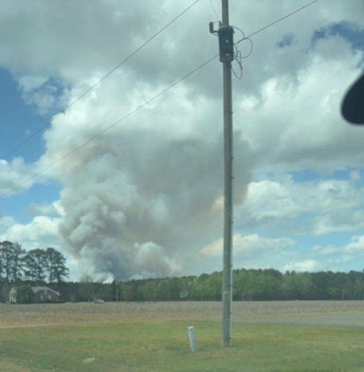 Pender County Wildfire Rages: Resources Mobilized