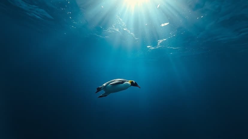 Food Harder to Catch for Penguins Under Antarctic Ice