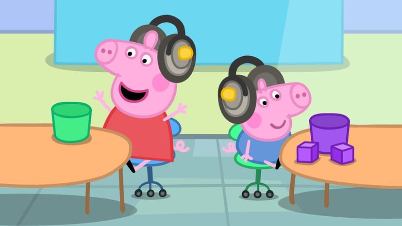Peppa Pig's George Gets Hearing Aid