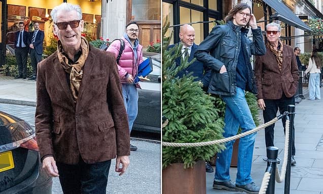 Pierce Brosnan & Son Dylan's Rare Lunch Date