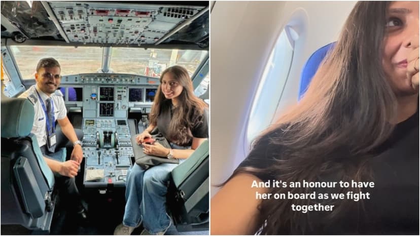 Pilot's Sweet Mid-Air Surprise for Wife Goes Viral