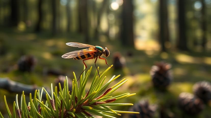 30,000 Pine Hoverflies Released, Outnumbering Locals