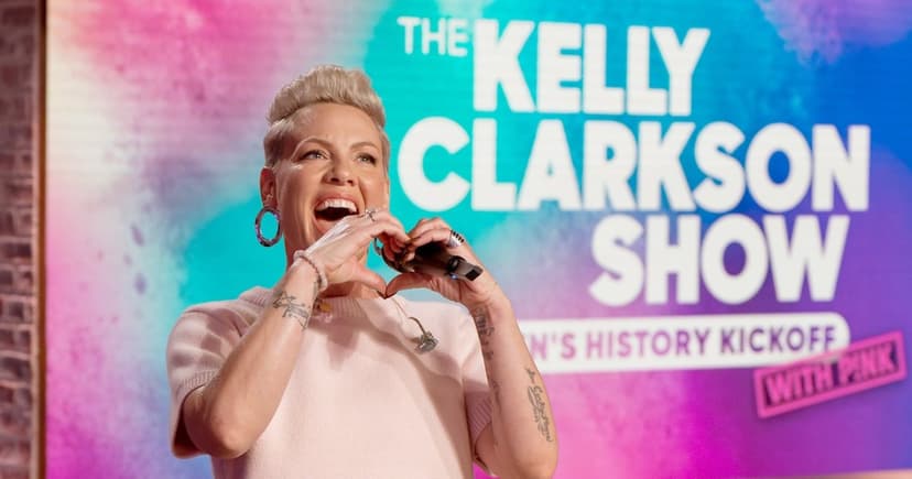 Pink Takes Over Kelly Clarkson Show