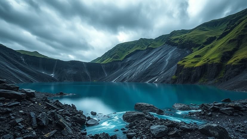 Landslide Creates Massive River Lake, Villages Threatened