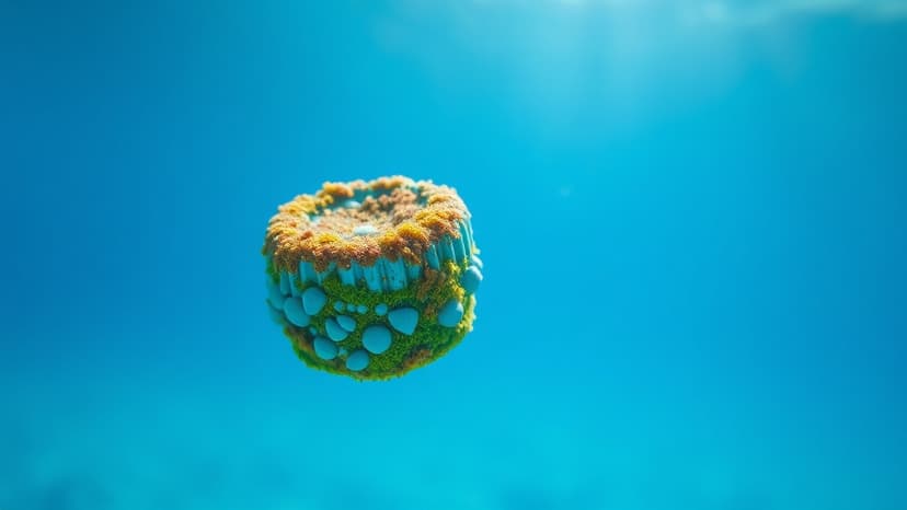 Tiny plastic cap carries 307 life forms across seas