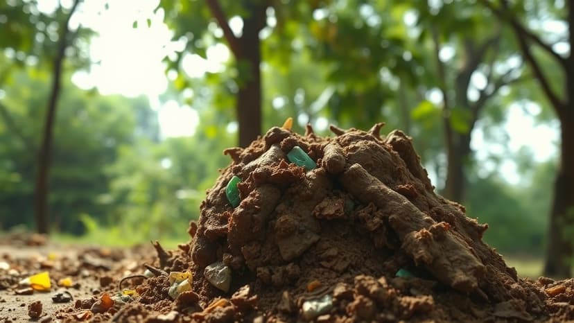 Plastic Found in Elephant Dung in Karnataka
