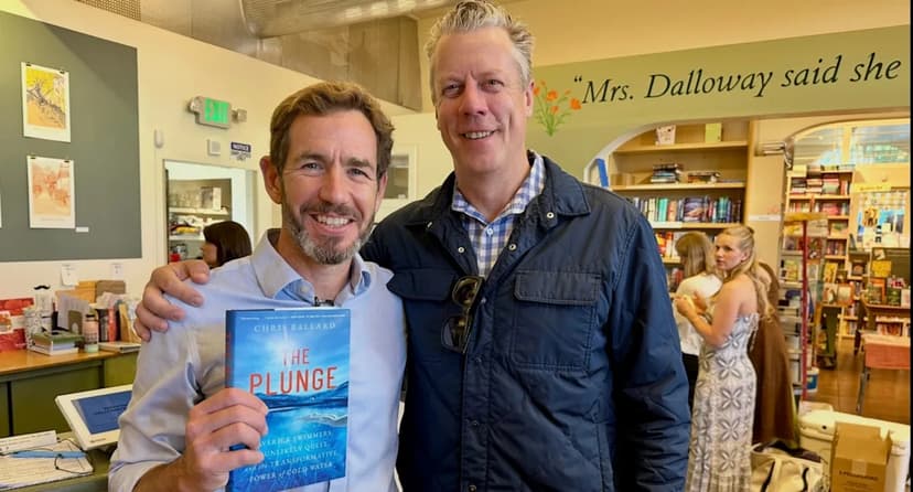 Author Dives Into Icy Waters for New Book