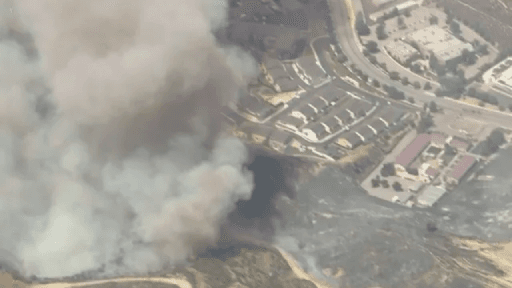 Soledad Canyon Fire Threatens Homes, Bee Colony Evacuated