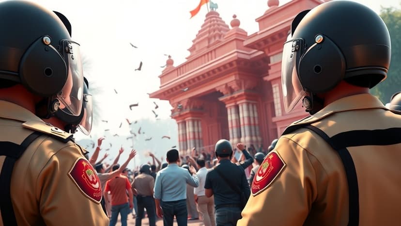 Mob Attacks Police Responding to Clash in Ambedkar Nagar