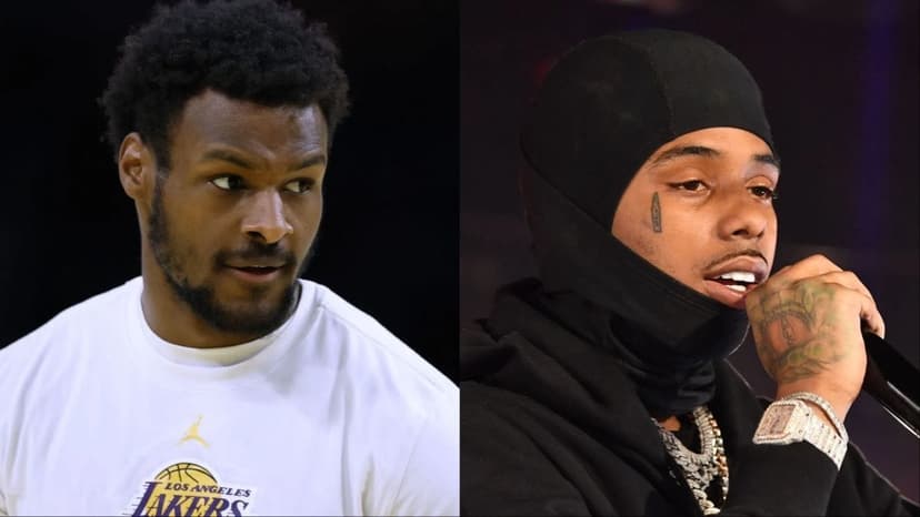 Rapper Disss Bronny James, Fans Erupt