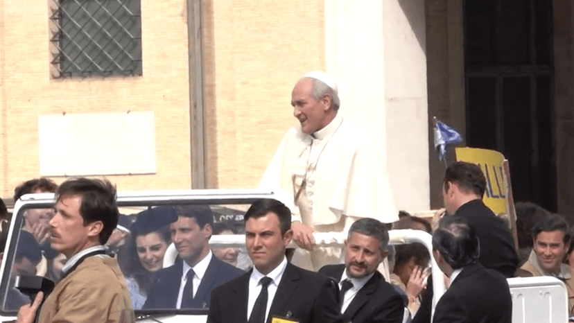 Actor Collapses in Pope Assassination Scene