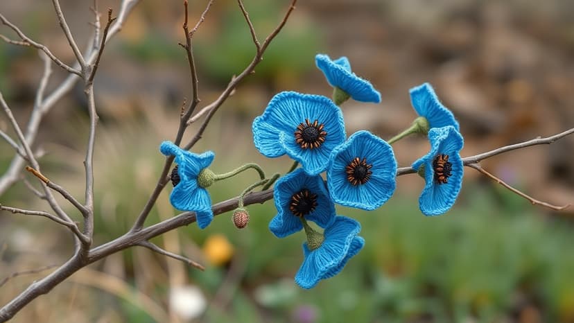 Remembrance Poppies Removed in Tree Planting Row