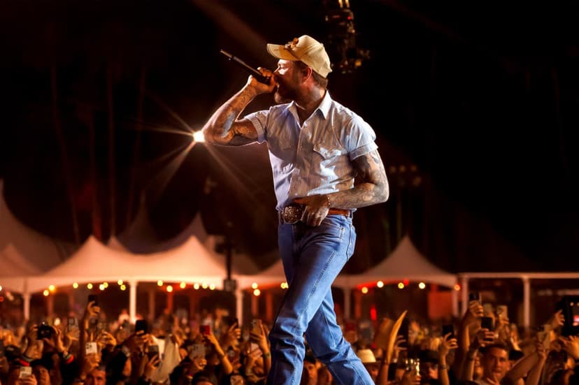 Post Malone's F-1 Trillion Tour Hits Australia