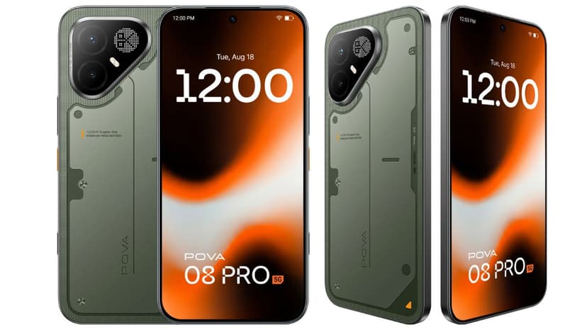 POVA 8 Pro 5G: AI records, transcribes, summarizes calls!