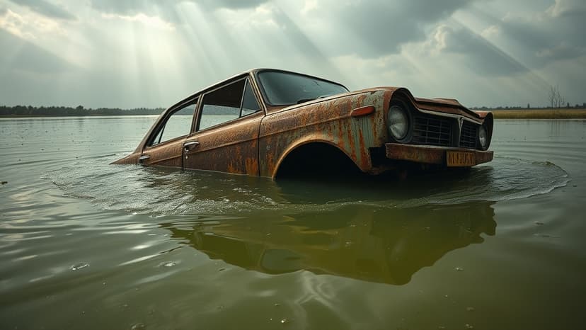 Heroic Rescue: Pregnant Woman Saved from Sinking Car