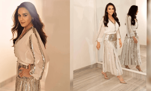 Preity Zinta Dazzles in Sequins