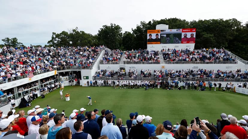 Presidents Cup Crowd Quiet, Players Notice