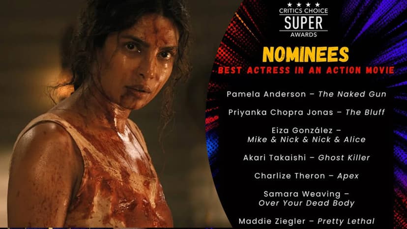 Priyanka Chopra Jonas Nominated for Best Actress in Action Film