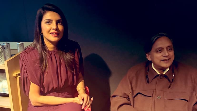 Priyanka Chopra & Shashi Tharoor Reunite at Harvard