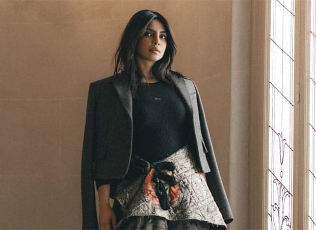 Priyanka Chopra Stuns in Dior Menswear at Paris Fashion Week