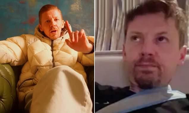 Professor Green Sports Sling After Gym Injury