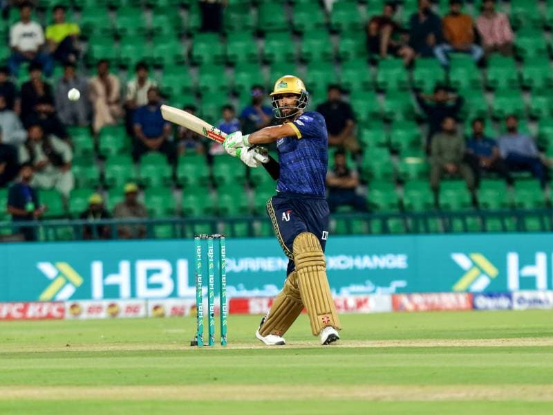 Shan Masood's fifty anchors Sultans' innings in tense eliminator
