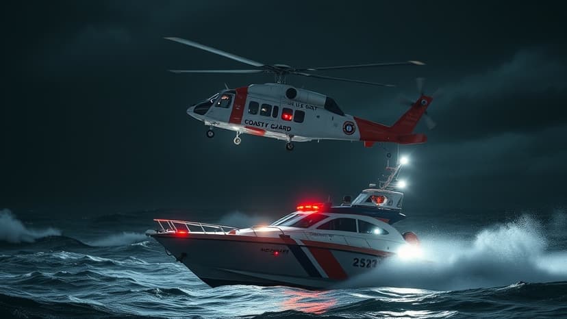 Boats Capsize, Agents Rescued in Darkness