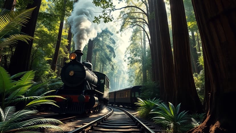 Legs Out! Ride Puffing Billy's Rainforest Train