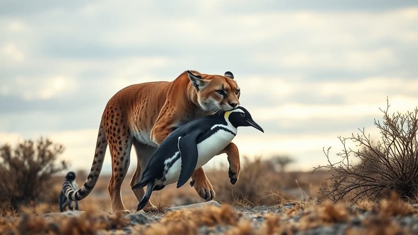 Pumas Swap Sheep for Penguins: Rewilding Rewrites Rules