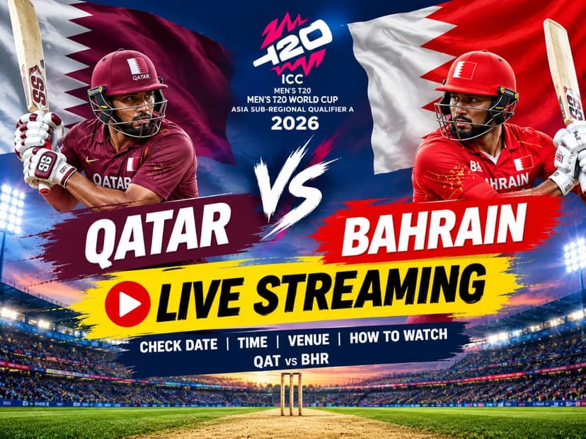 Gulf Derby: Qatar and Bahrain Clash in T20 World Cup Qualifier