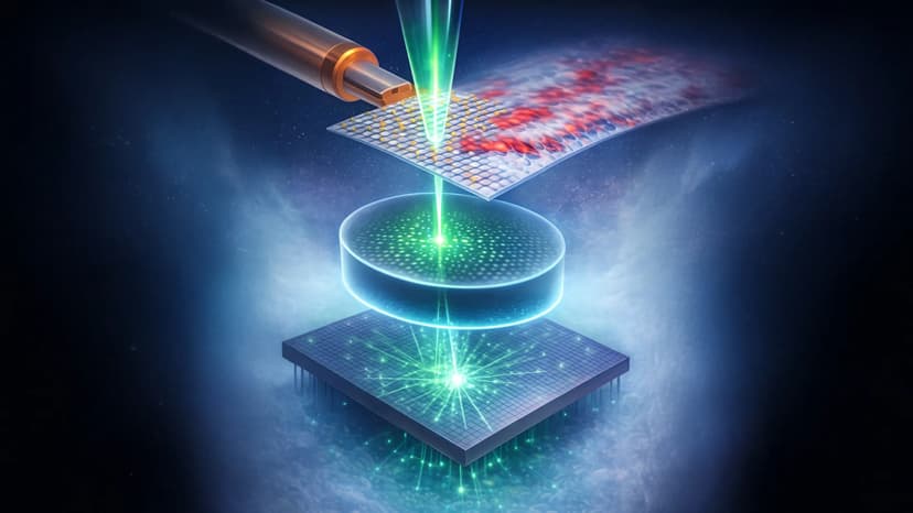 Microscope Sees Electrons Form Scattered Ice-Like Patches