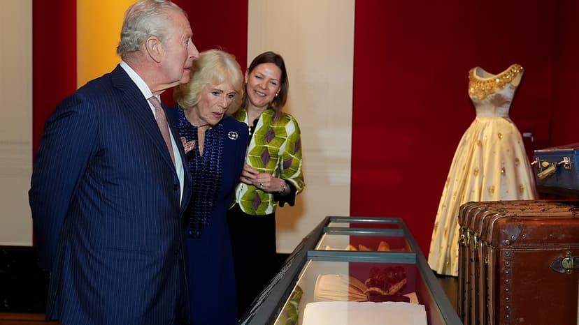 King Charles Views Mother's Wardrobe, Remembers Her Style