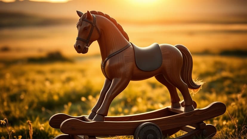 Queen's Pony Emma Becomes Rocking Horse Masterpiece