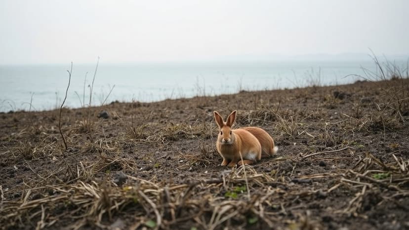 Rabbit Island's ecological crisis: Boars hunt rabbits due to feeding