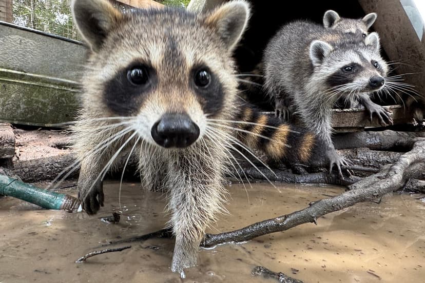 Raccoon Boot Camp: Mississippi Sanctuary Teaches Survival Skills