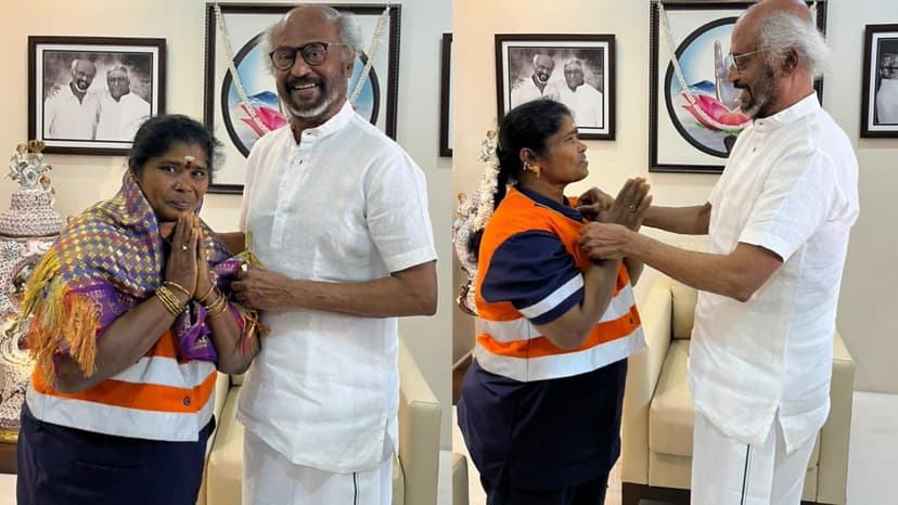 Rajinikanth Honours Sanitation Worker's Integrity