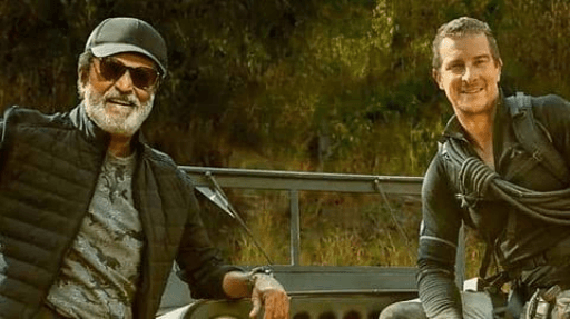 Rajinikanth braved crocodiles with Bear Grylls!