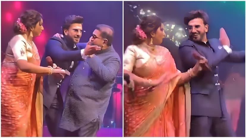 Ranveer Singh Crashes NMACC Stage with Gallan Goodiyan