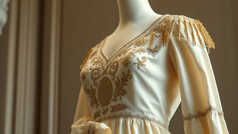 Rare 1900 Dress on Display in Cornwall