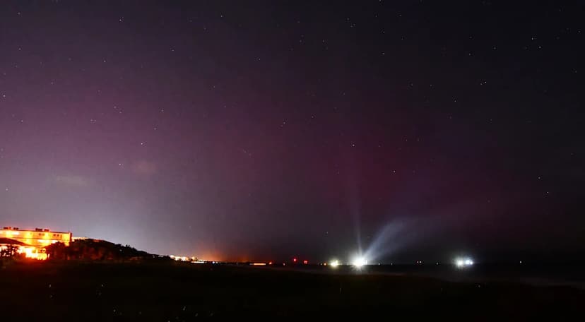 Rare Aurora Lights Up Florida's Night Sky